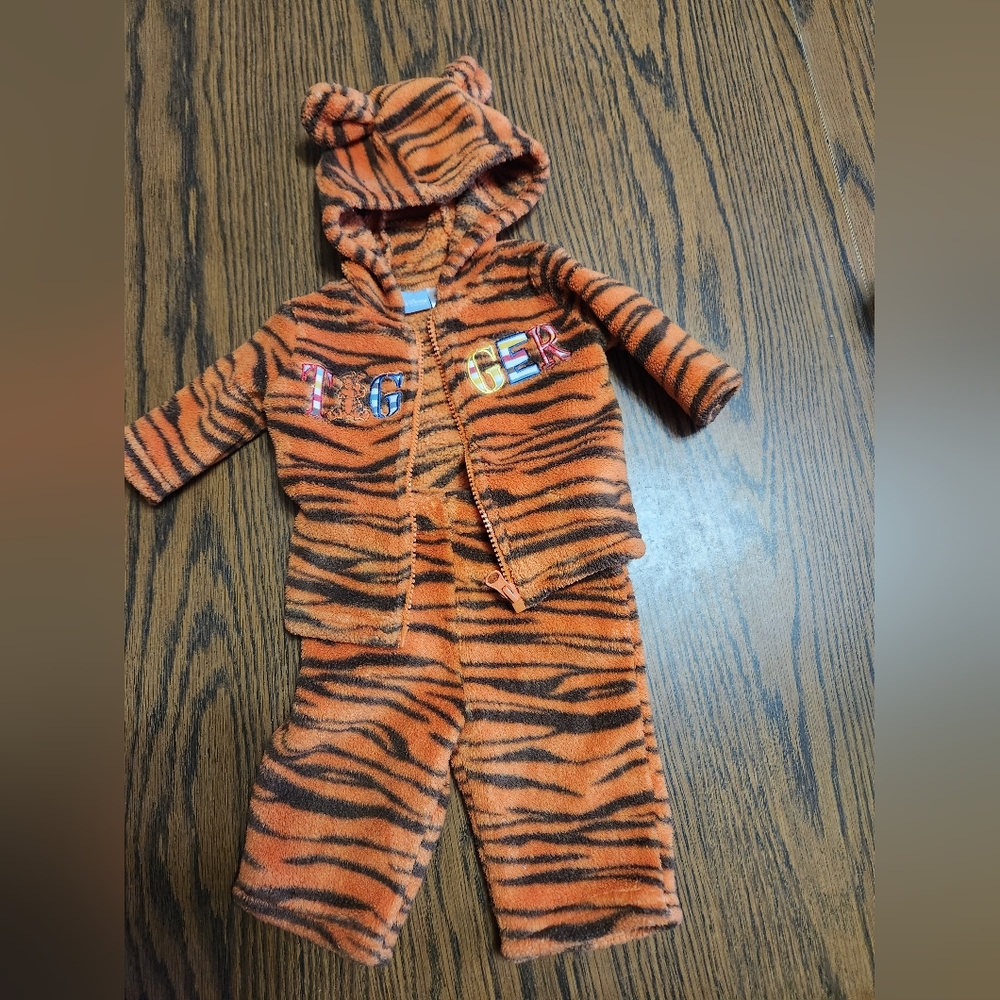 DISNEY BABY fuzzy zippered hoodie and pants